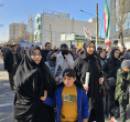 حضور همکاران انقلابیِ مرکز آموزشی درمانی کودکان بوعلی اردبیل در جشن ۴۵ سالگی شکوهمند انقلاب اسلامی ایران