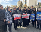 همکاران بیمارستان بوعلی اردبیل به مناسبت گرامیداشت ۱۳ آبان‌ماه