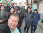 شرکت پرسنل بیمارستان بوعلی در راهپیمایی به پاس شهدای عزیز نبرد مقاومت ملی ایرانیان در مقابل آمریکا و رژیم صیونیستی