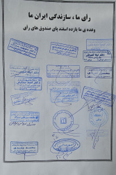 اعلام حضور ریاست محترم بیمارستان بوعلی و جمعی از پزشکان و مسئولین واحدهای مختلف بیمارستان بوعلی اردبیل در انتخابات ۱۱ اسفند