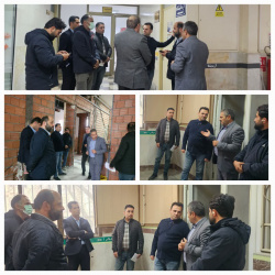 بازدید و برنامه ریزی طرحِ بازسازی آزمایشگاه و اورژانسِ بیمارستان بوعلی
