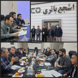 جلسه برنامه ریزی برای پروژه بهسازی بخش های اورژانس و آزمایشگاه بیمارستان بوعلی اردبیل