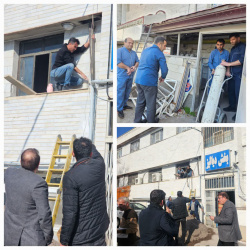 اصلاح انشعاب اکسیژن در آزمایشگاه جدیدالتاسیس بیمارستان بوعلی