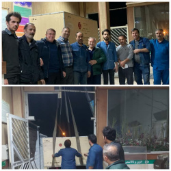 تحویل یک دستگاه CT scan به بیمارستان بوعلی