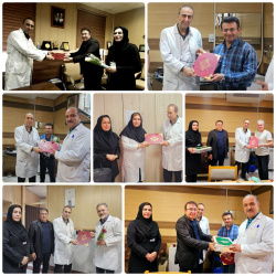 تجلیل از اساتید بیمارستان بوعلی