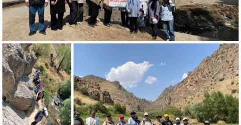 گروه کوهنوردی بیمارستان بوعلی مسیر میرا کوه عُلیا