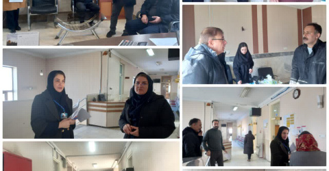 بازدید مدیریتی از کلینیک و ساختمان کوثر و امور مالی بیمارستان بوعلی