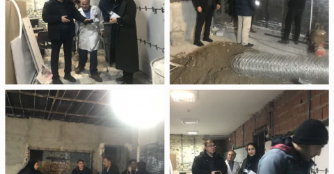 بازدید مدیریتی از پیشرفت پروژه ی رادیولوژی و سی تی اسکنِ بیمارستان بوعلی