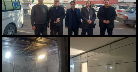 بازدید سرزده معاون توسعه دانشگاه از پروژه اورژانس و سی‌تی‌اسکن بیمارستان بوعلی